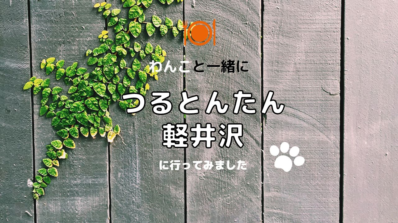 犬と一緒に連休に「つるとんたん軽井沢」にいってみた！