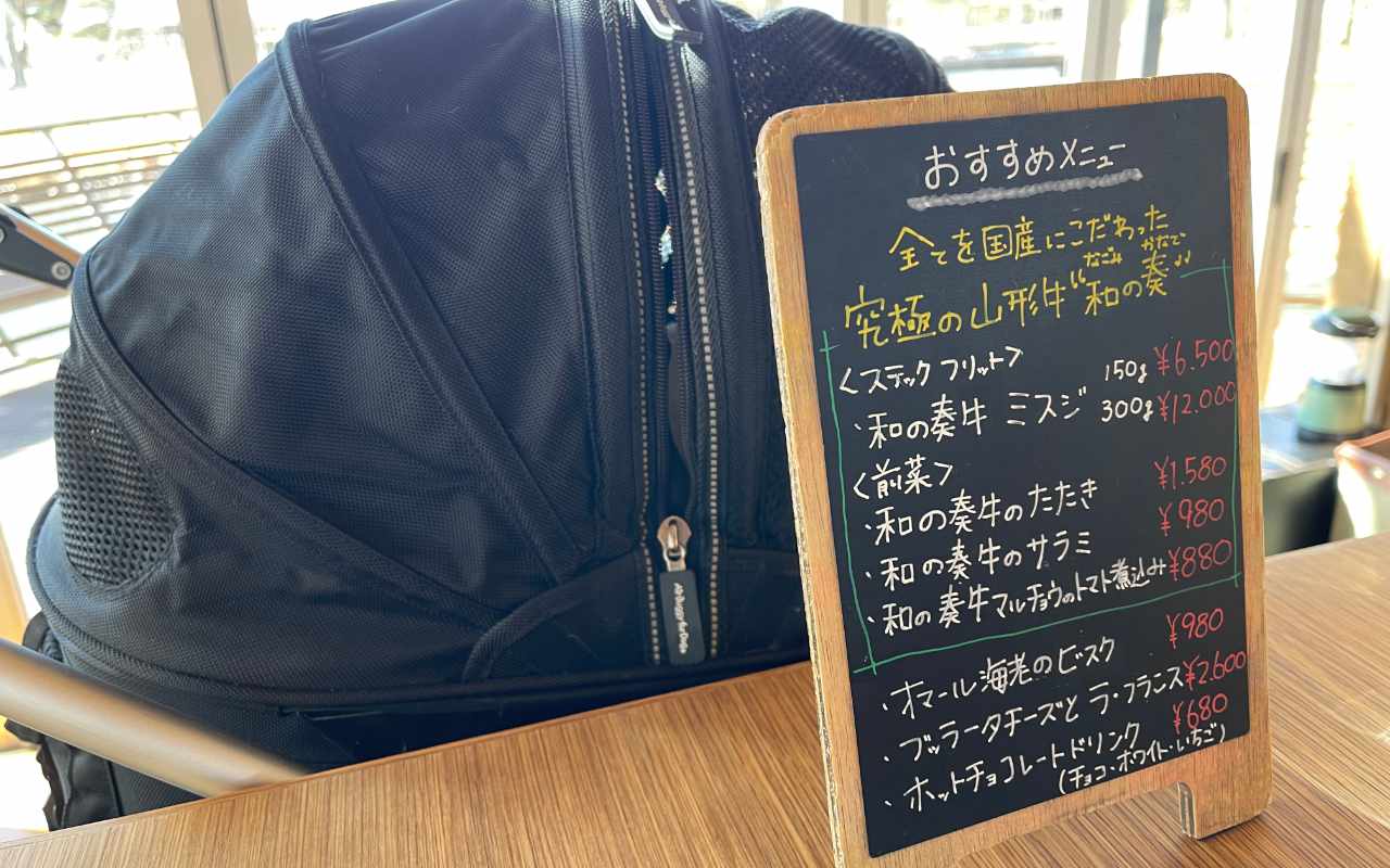 軽井沢ショッピングプラザ犬OKなレストラン_サクレフルール_メニュー３